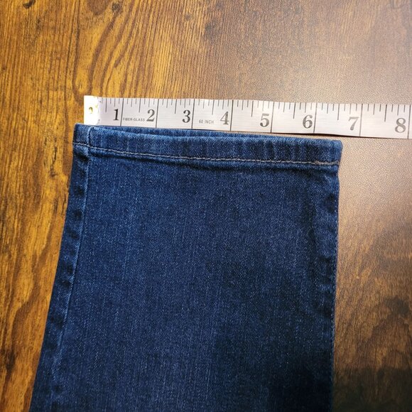 J Jill Jeans Size 18 Slim Boyfriend Straight Mid Rise Dark Wash Stretch Denim - Picture 9 of 9